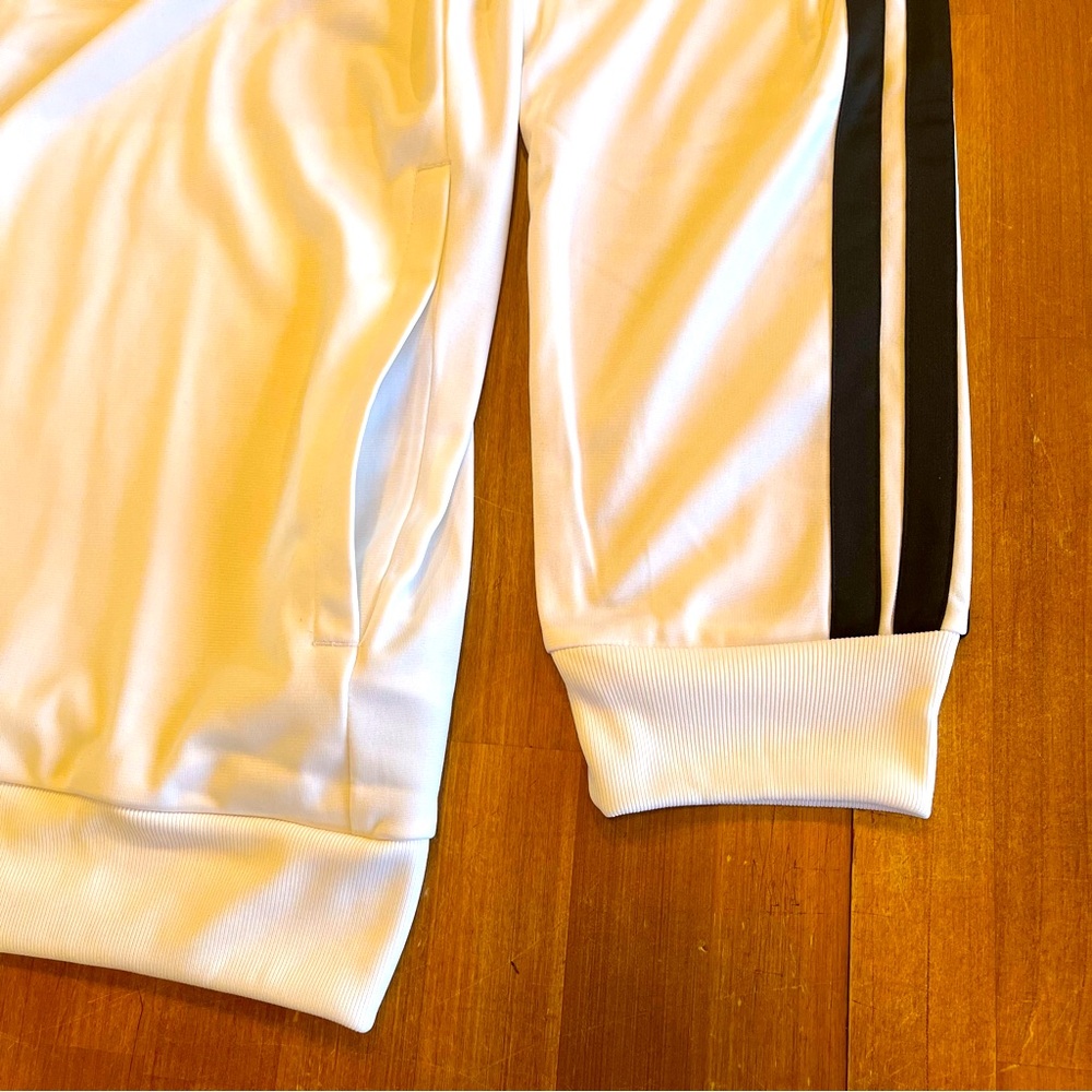 ADIDAS Essentials White 3-Stripes Track Suit - Picture 5 of 12